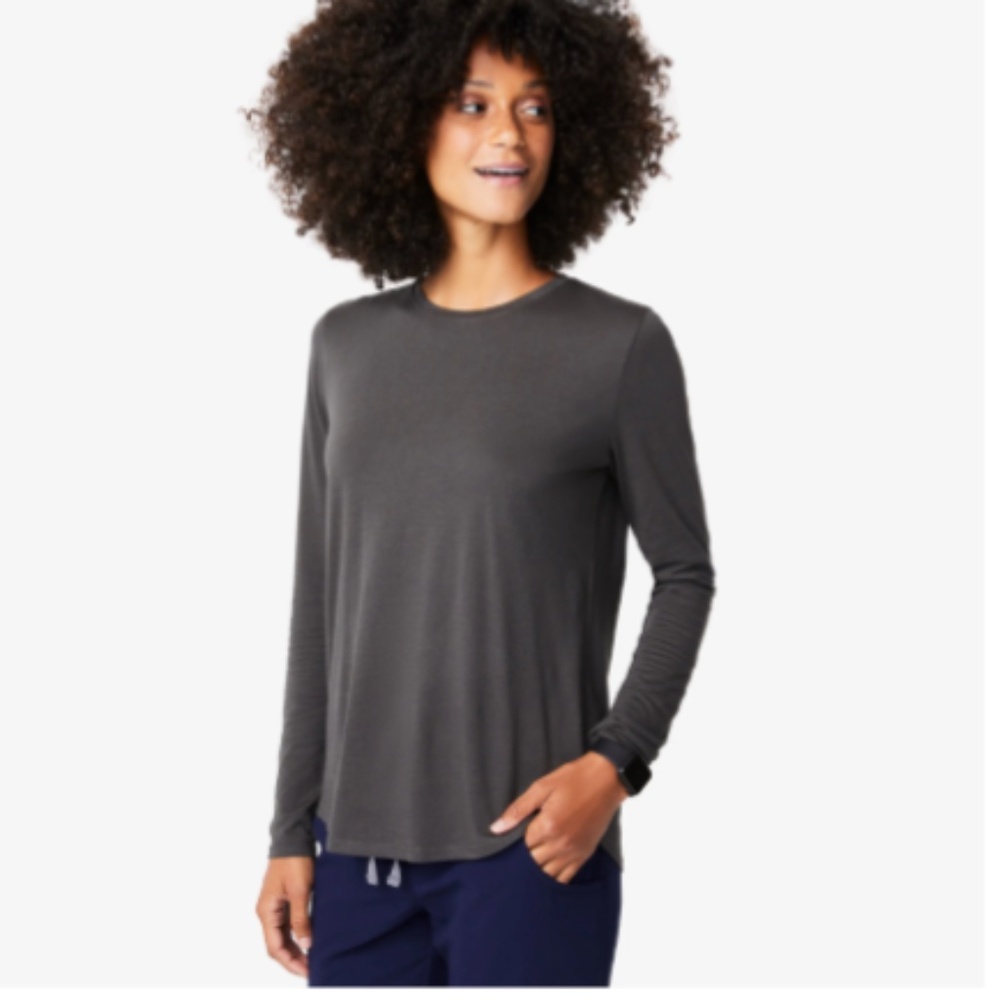 FIGS Charcoal Super Soft - Longsleeve Underscrub